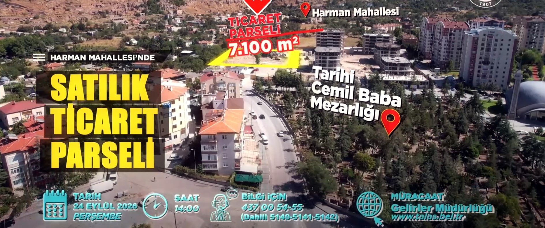TALAS’TA DEV YATIRIM FIRSATI!