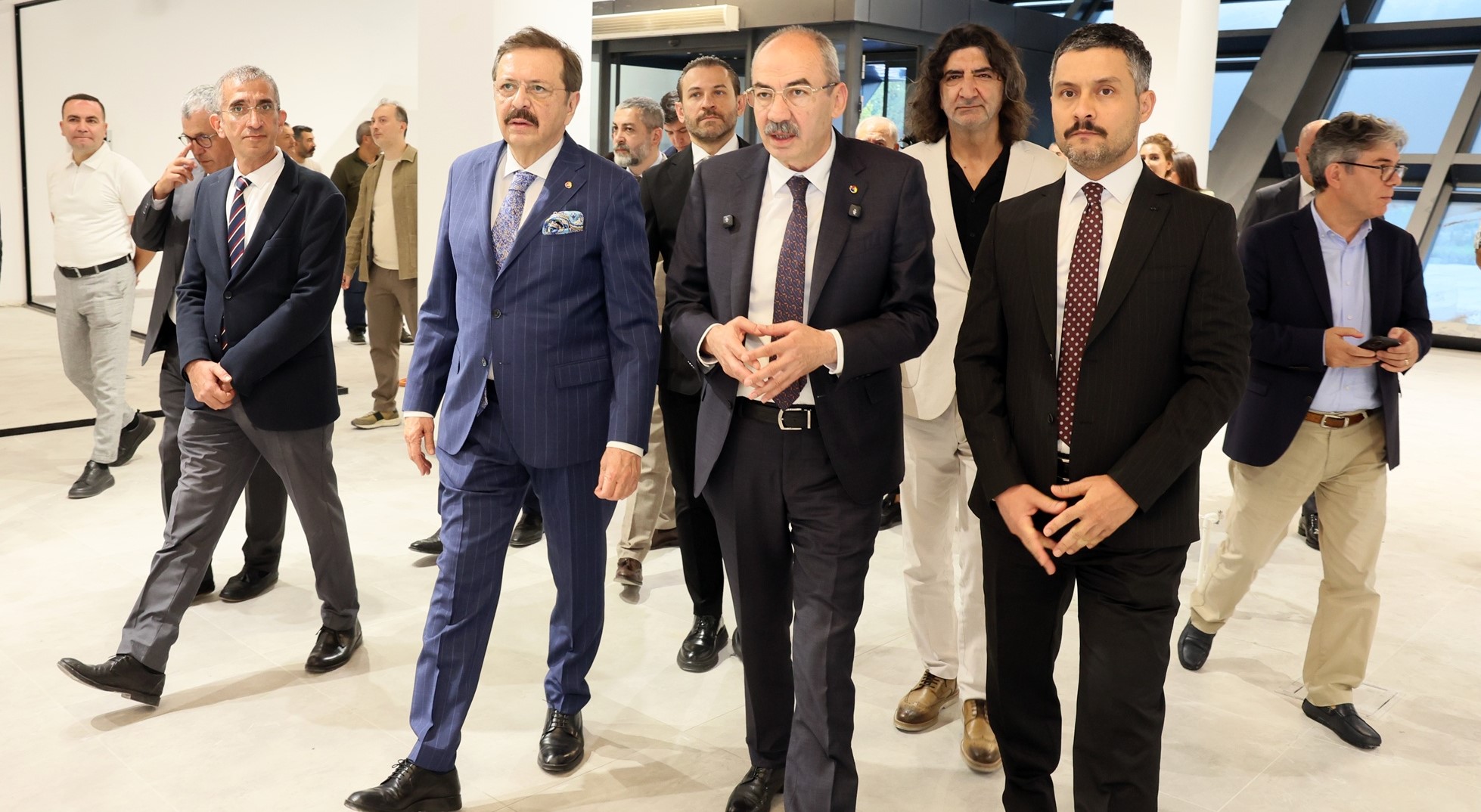 TOBB BAŞKANI RİFAT HİSARCIKLIOĞLU’NDAN KAYSERİ TİCARET ODASI’NA ZİYARET
