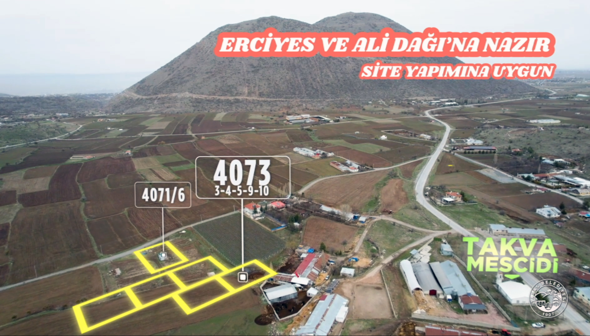 TALAS'TA TAKSİTLİ YATIRIM FIRSATLARINA SAYILI SAATLER