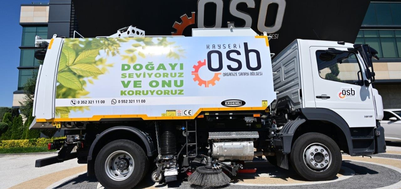 Kayseri OSB Araç Filosuna Vakumlu Yol Süpürme Aracı Eklendi 3 Yılda Alınan Yeni Araç Sayısı 21’e Ulaştı