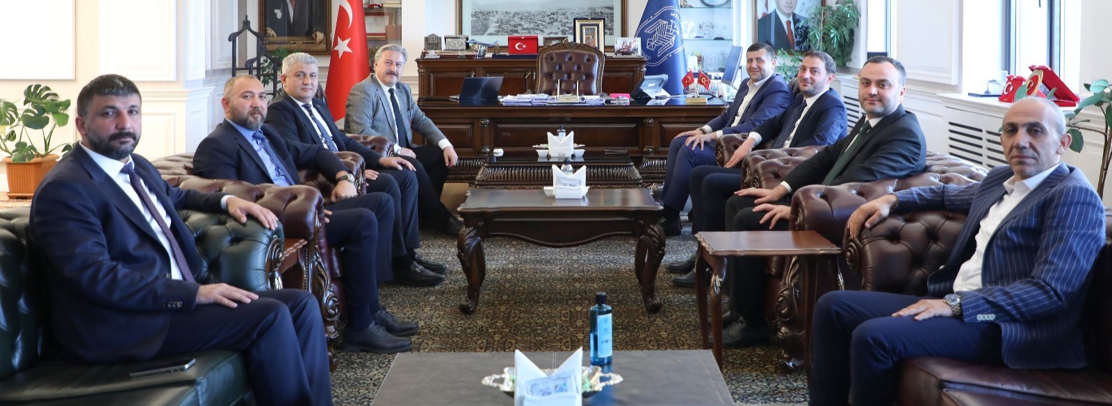 BAŞKAN PALANCIOĞLU CUMHUR İTTİFAKINI AĞIRLADI