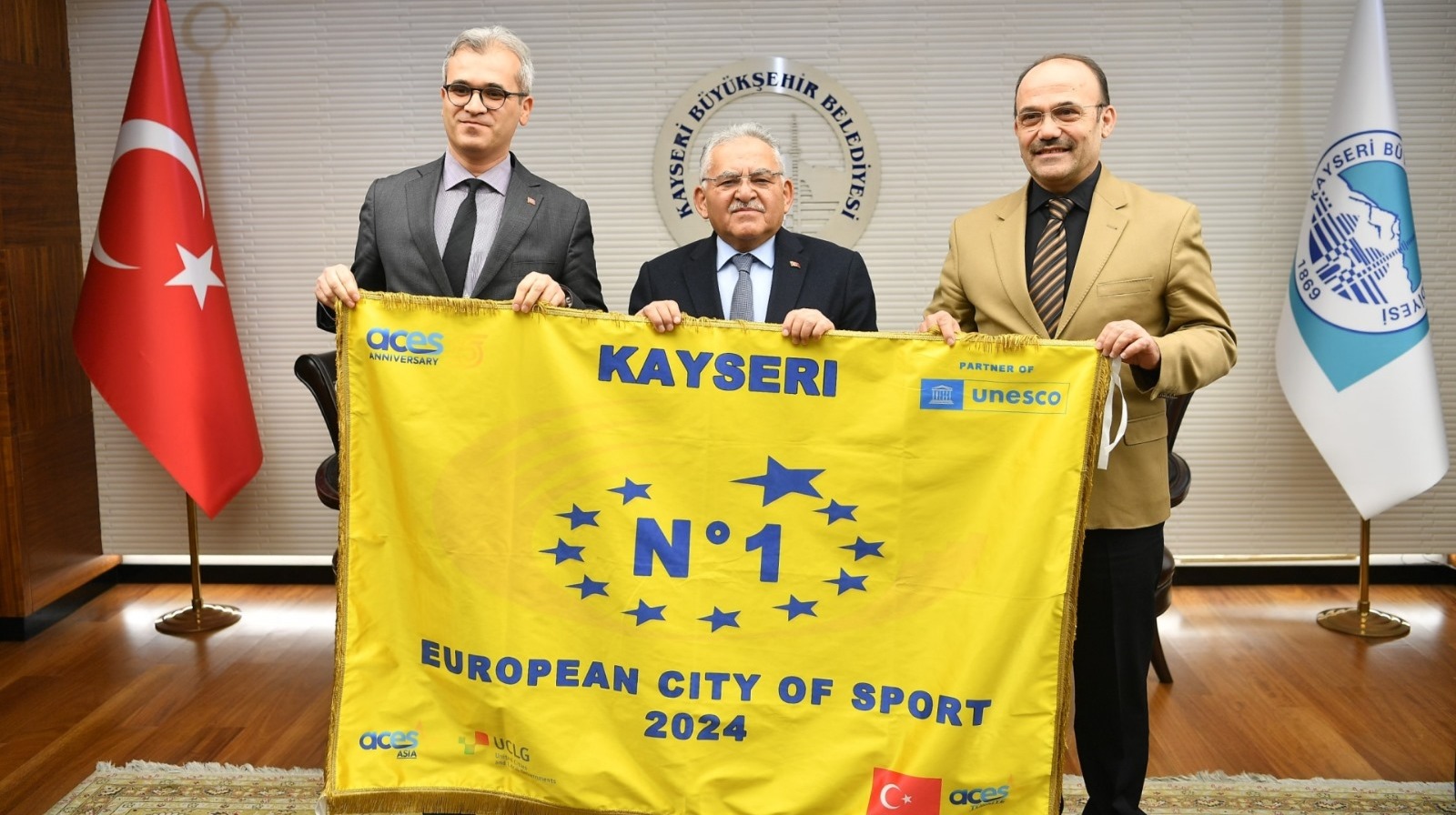 BAŞKAN BÜYÜKKILIÇ’IN YENİ HEDEFİ: AVRUPA SPOR BAŞKENTİ KAYSERİ