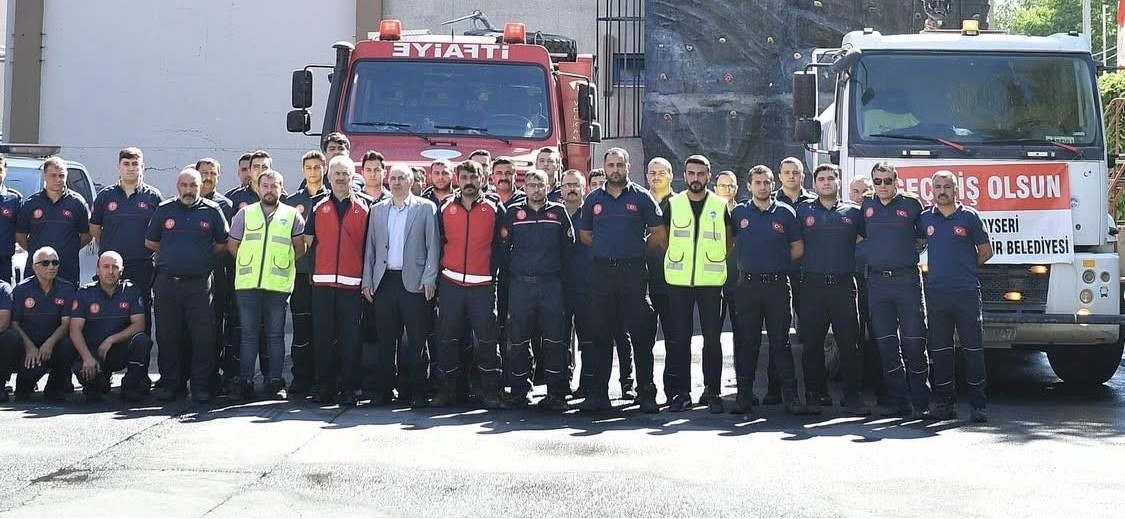 KAYSERİ BÜYÜKŞEHİR İTFAİYESİ, HAZİRAN’DA 977 OLAYA MÜDAHALE ETTİ