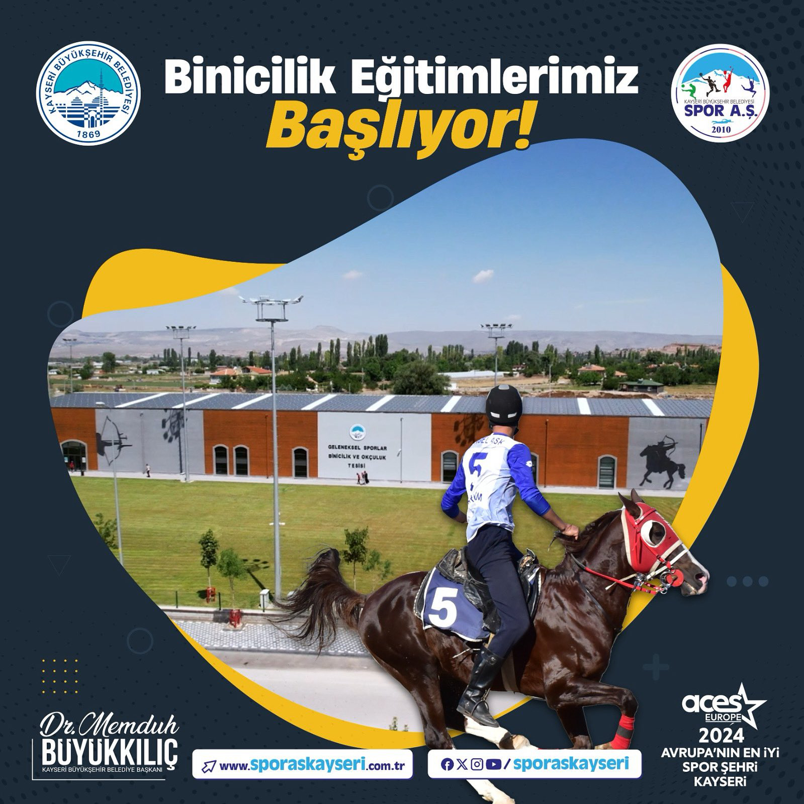 BÜYÜKŞEHİR SPOR A.Ş.’NİN BİNİCİLİK EĞİTİMLERİ İÇİN KAYITLAR BAŞLADI