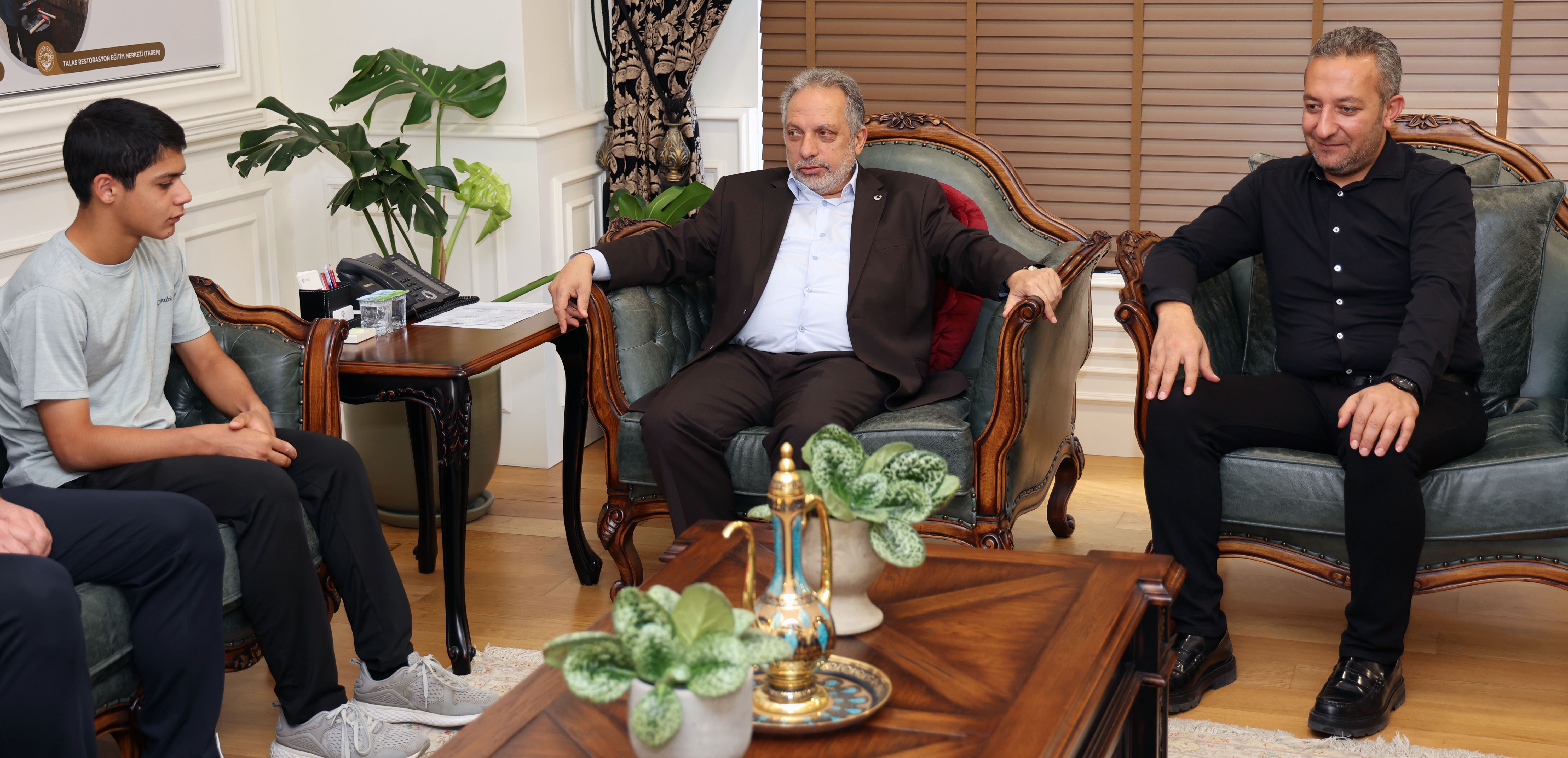 MUSTAFA ÇİĞDEM’DEN BAŞKAN YALÇIN’A ZİYARET