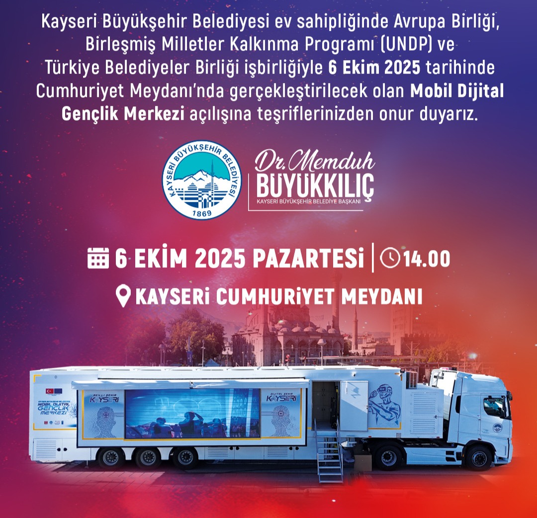 BAŞKAN BÜYÜKKILIÇ: “DİJİTAL GELECEĞİN MERKEZİ AÇILIYOR”