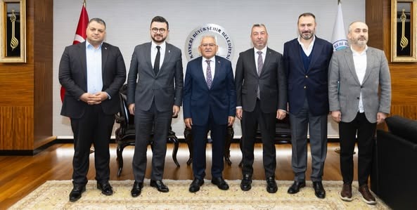 BÜYÜKKILIÇ, GENEL MERKEZ YEREL YÖNETİMLER BAŞKAN YARDIMCISI GÖRÇEKER’İ KONUK ETTİ