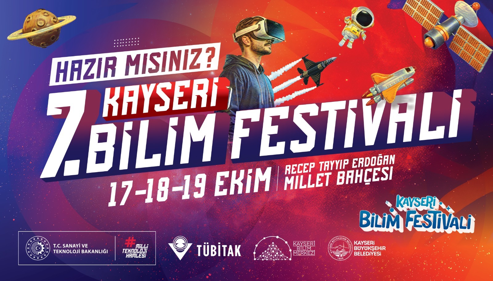 UZAYA ÇIKAN İKİNCİ TÜRK ASTRONOT KAYSERİ’DE: BİLİM FESTİVALİ YARIN KAPILARINI AÇIYOR
