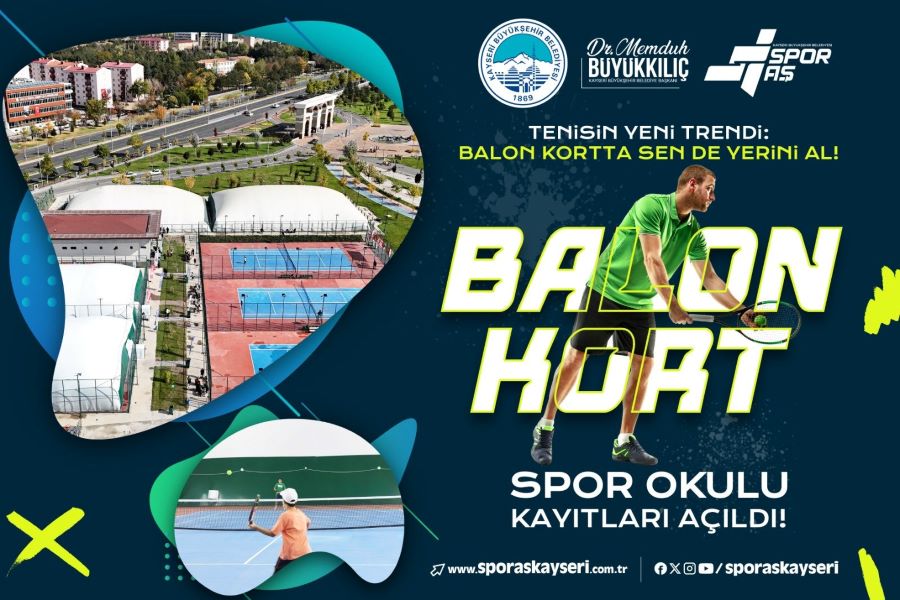 SPOR A.Ş., MİLLET BAHÇESİ TENİS SPOR OKULU 2. GÜZ DÖNEMİ KAYITLARINI BAŞLATTI