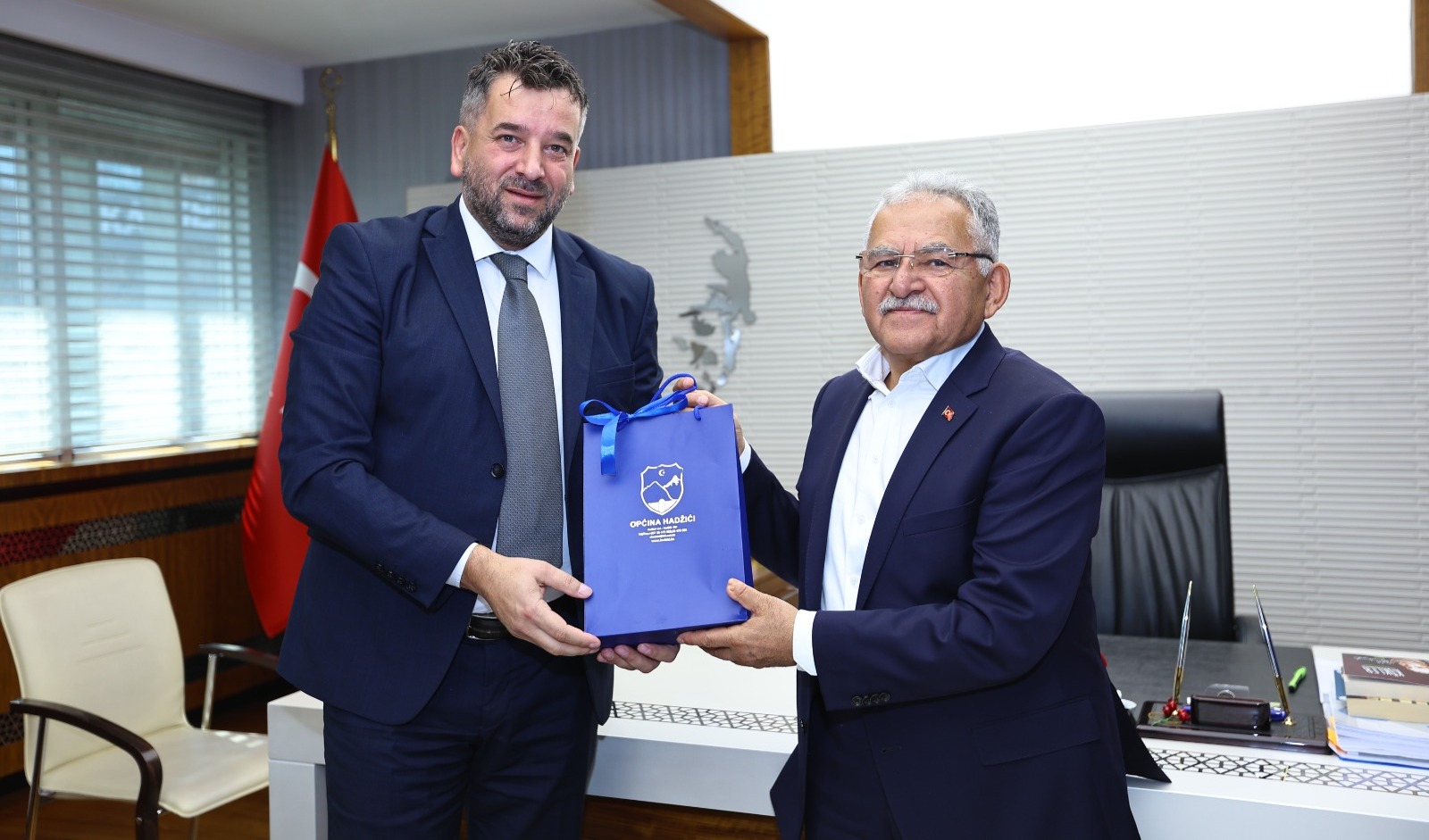 BAŞKAN BÜYÜKKILIÇ, BOSNA-HERSEK HEYETİNE TURİZM ŞEHRİ KAYSERİ’Yİ ANLATTI