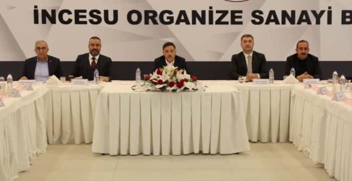 İncesu Organize Sanayi Bölgesi Müteşebbis Teşekkül Heyeti Toplantısı Gerçekleştirildi