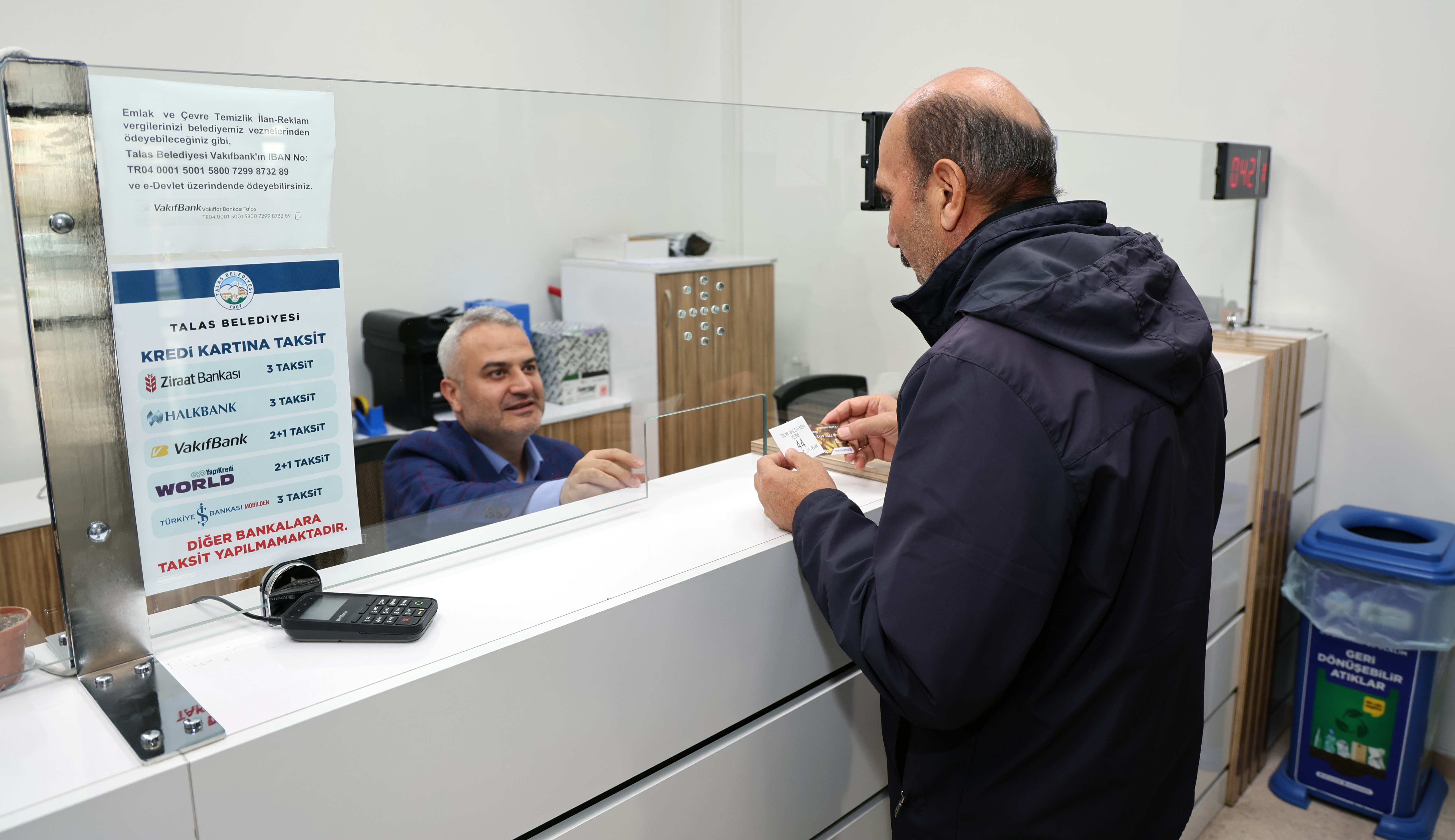 TALAS BELEDİYESİNDE HAFTA SONU VEZNELER AÇIK