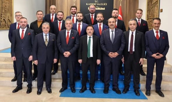 Kayseri Sarraf ve Kuyumcular Derneği’nden Vali Gökmen Çiçek’e Ziyaret