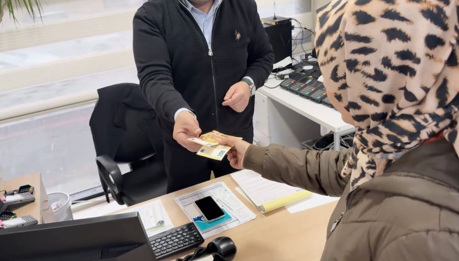 ULAŞIM A.Ş.’DEN ÖRNEK DAVRANIŞ: BULUNAN PARA SAHİBİNE TESLİM EDİLDİ