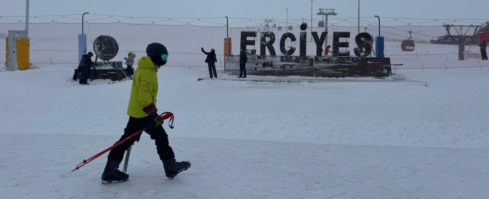 Erciyes'te haftasonu yoğunluğu
