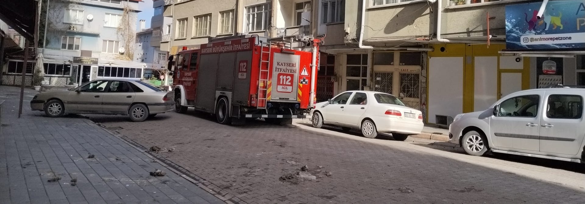 Kayseri'de elektrikli ısıtıcı yangını