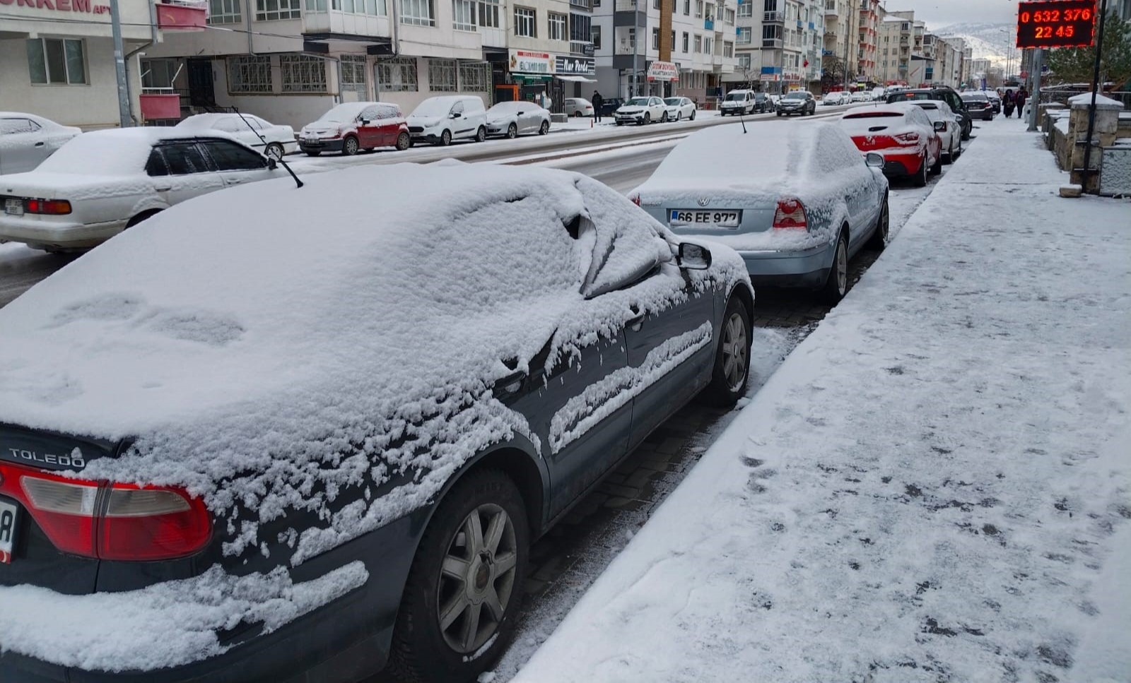 Kayseri beyaza büründü 