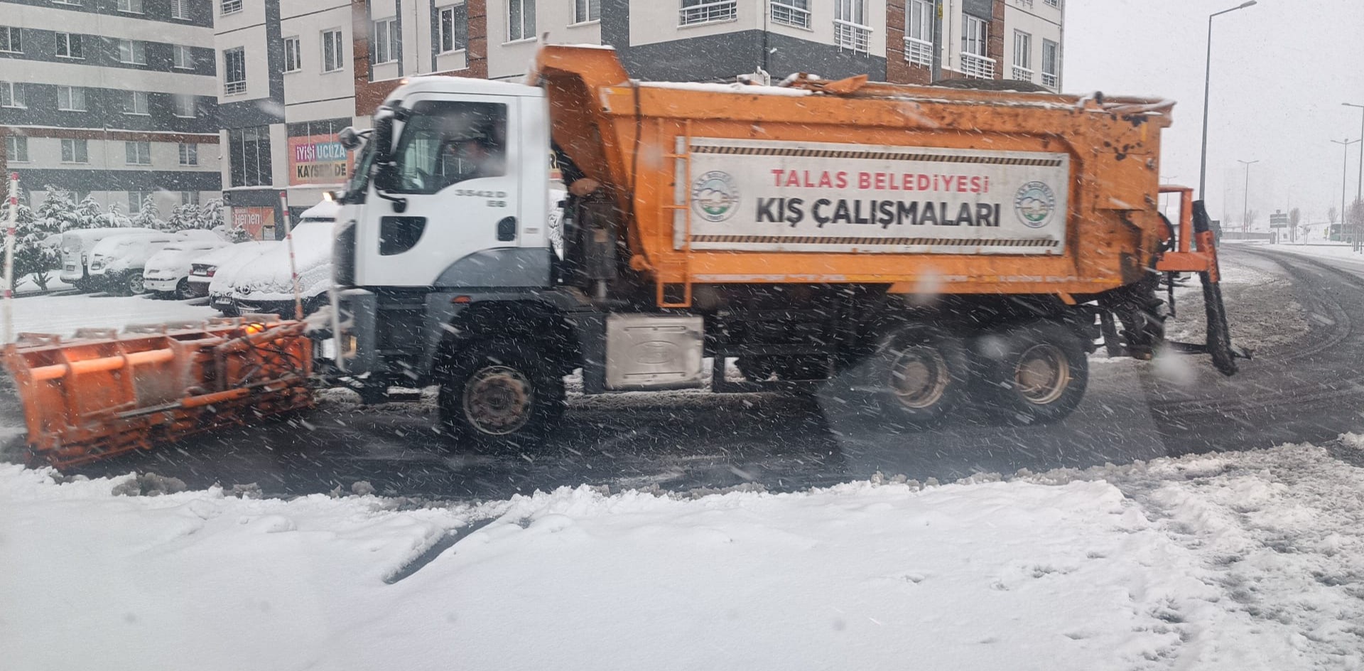 TALAS’TA KAR TEYAKKUZU