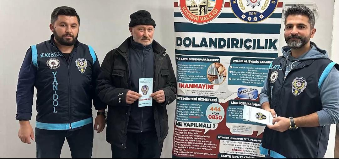 Kayseri'de telefon dolandırıcılığı girişimi engellendi