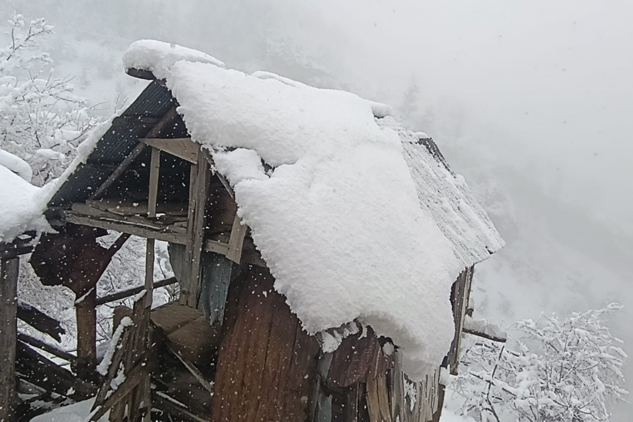 Yahyalı’da kar yağışı yüksek kesimlerde etkili oldu