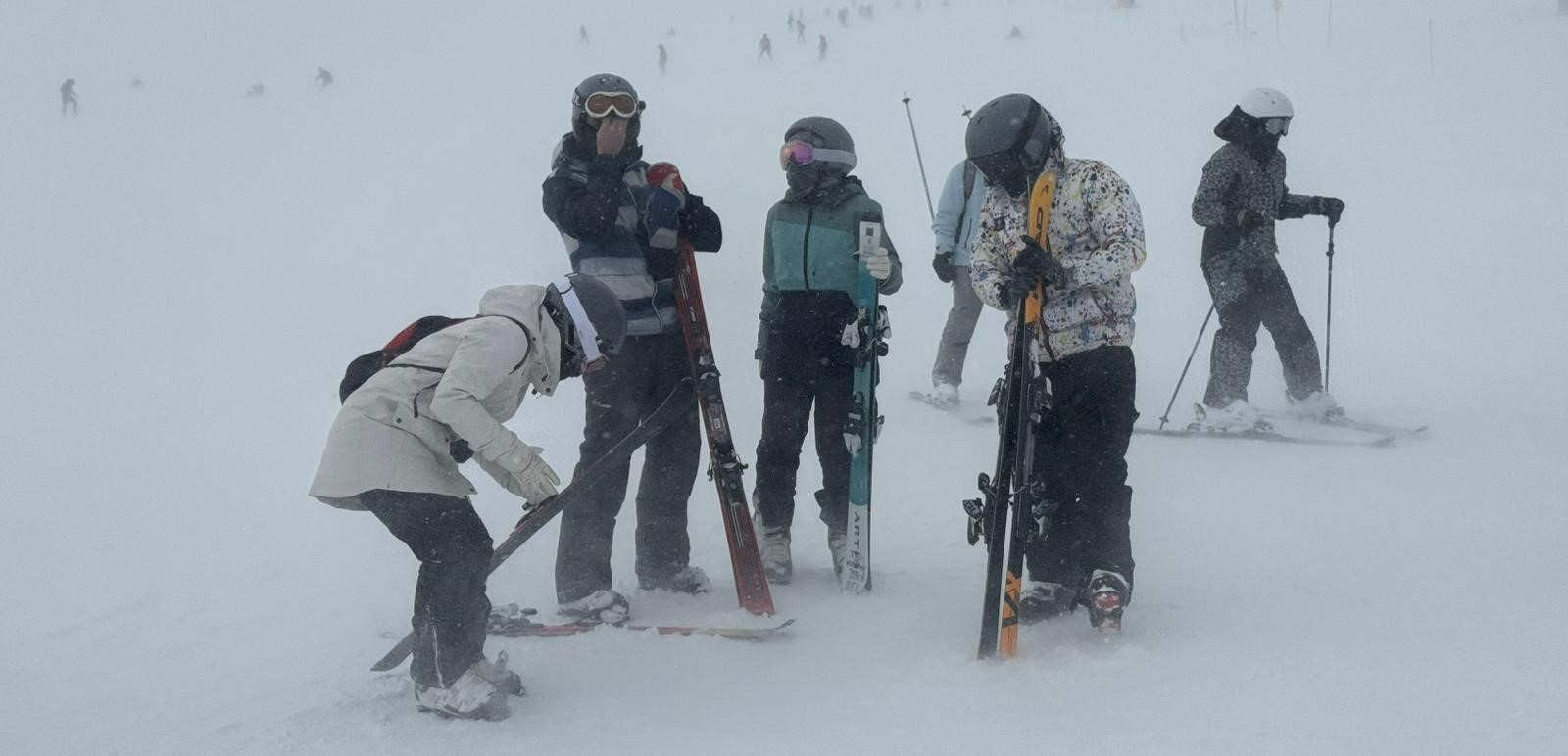 Erciyes’te yeni yılın ilk gününde yoğunluk