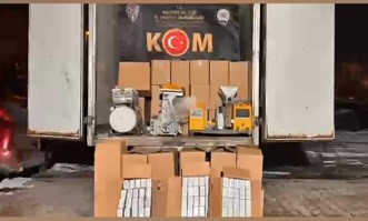 Kayseri’de kaçak sigara operasyonu: 1 gözaltı