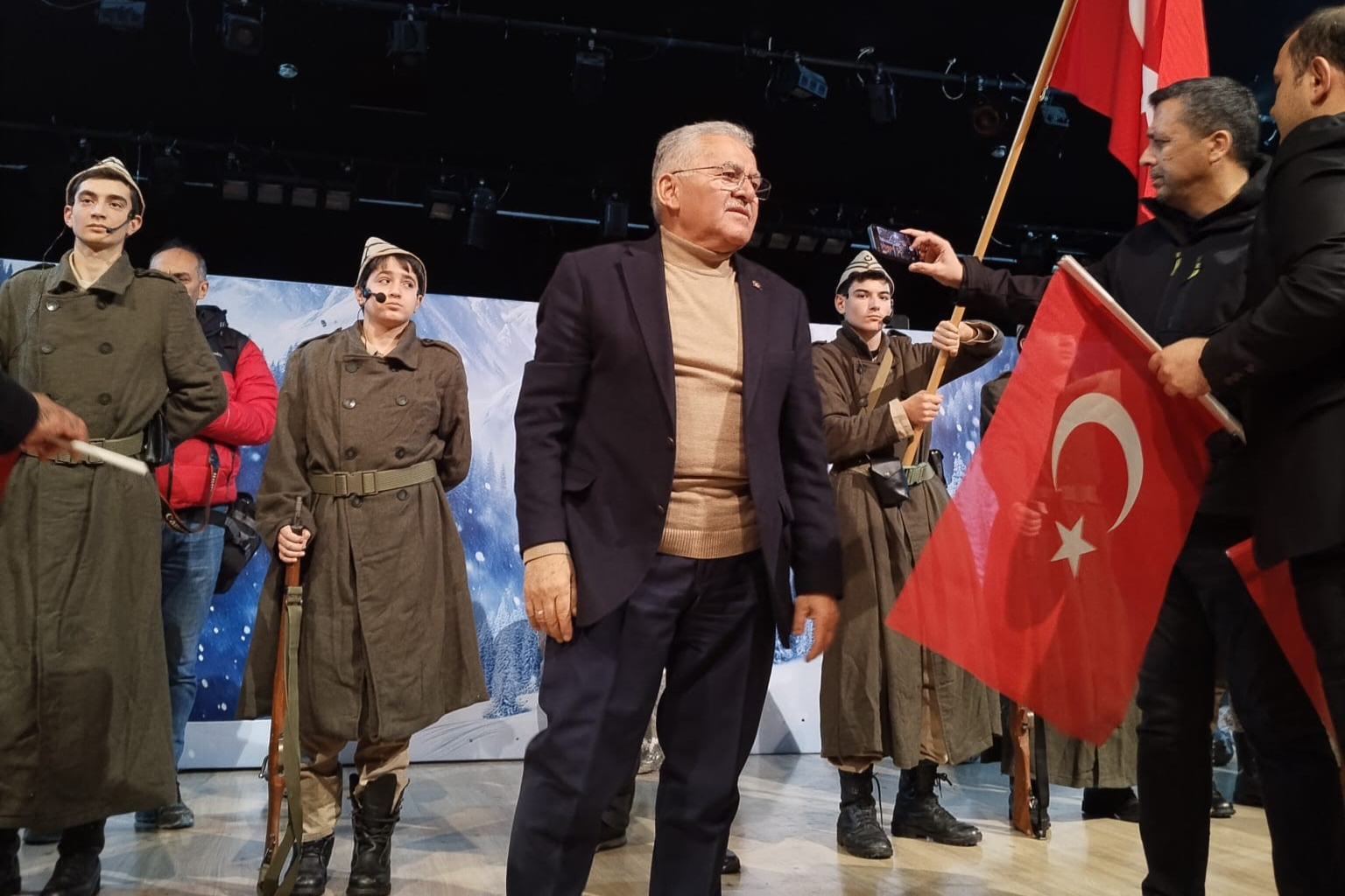 Kayseri'de Sarıkamış şehitleri anıldı