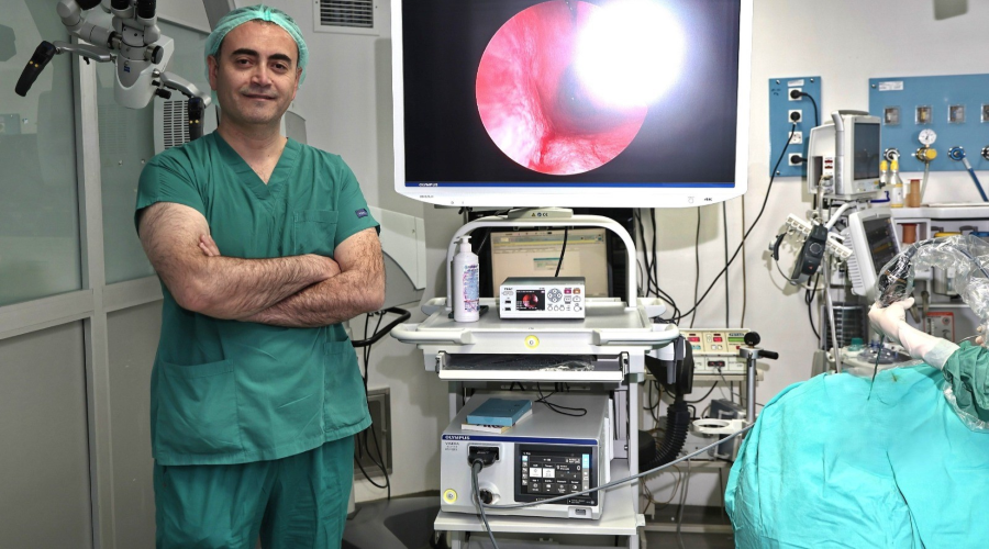 ERÜ, KBB kliniğine yeni nesil endoskopi sistemi 