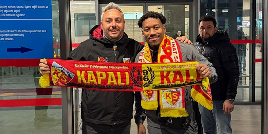 Kayserispor'un yeni transferi Gabriel, kente geldi