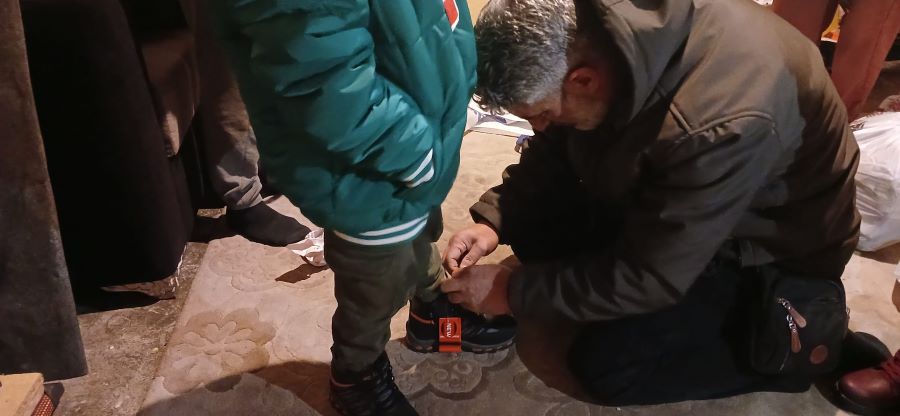 9 çocuklu aileye 50 bin TL’lik yardım