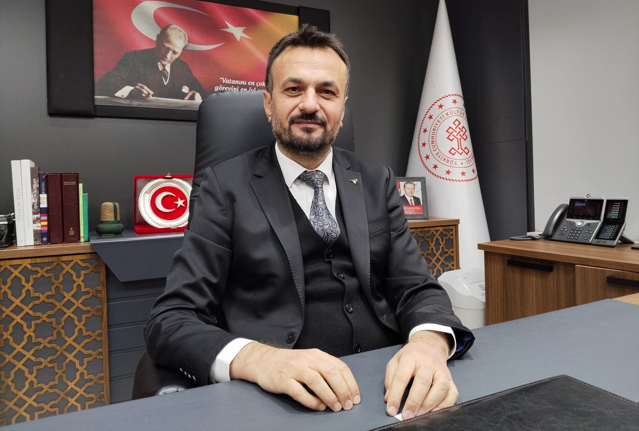 İncesu Örenşehir’deki mozaikler için ‘Ören Yeri’ başvurusu yapıldı