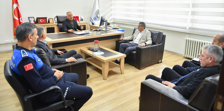 BÜYÜKŞEHİR VE İLÇE BELEDİYE ZABITALARINDAN RAMAZAN AYI ÖNCESİ KOORDİNASYON TOPLANTISI