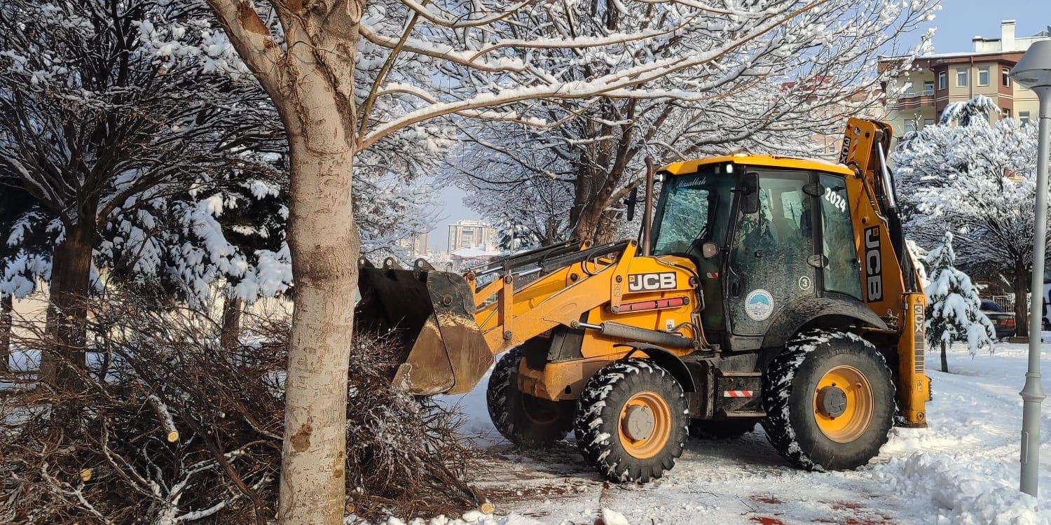 KAYSERİ BÜYÜKŞEHİR’DEN KIŞ ÇALIŞMALARINDA AĞAÇ GÜVENLİĞİ SEFERBERLİĞİ