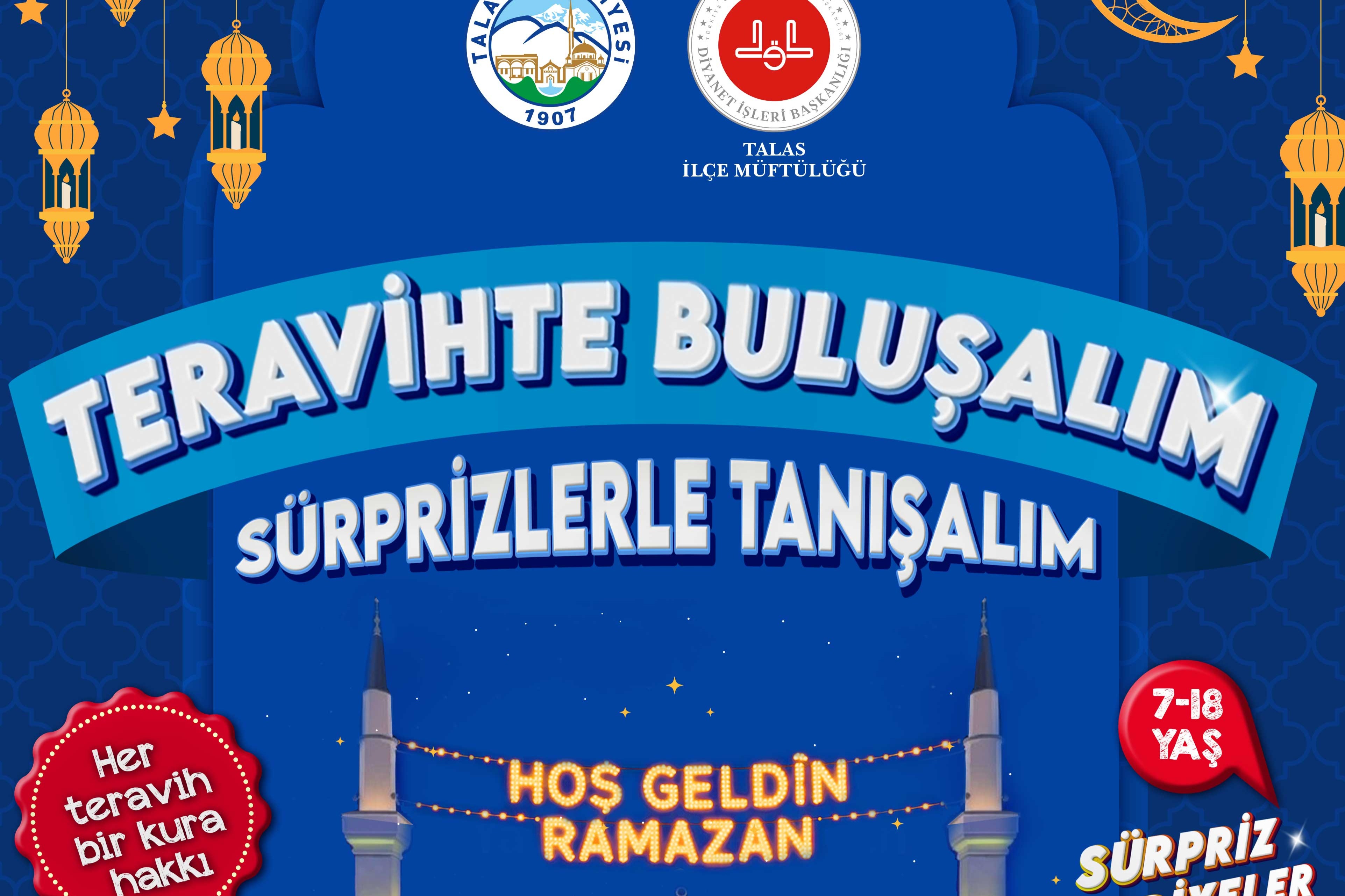 Talas’ta Ramazan akşamları çocukların neşesiyle şenlenecek