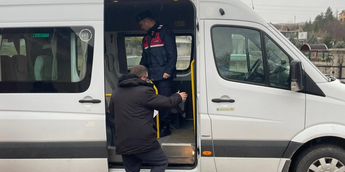 Hacılar’da öğrenci servislerinde denetim