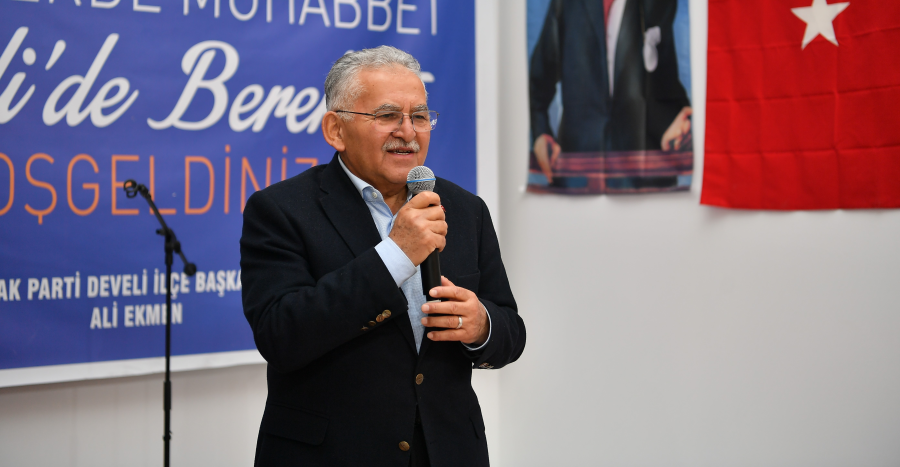 BAŞKAN BÜYÜKKILIÇ’TAN, BABA OCAĞI DEVELİ’DE RAMAZAN-I ŞERİF BULUŞMALARI