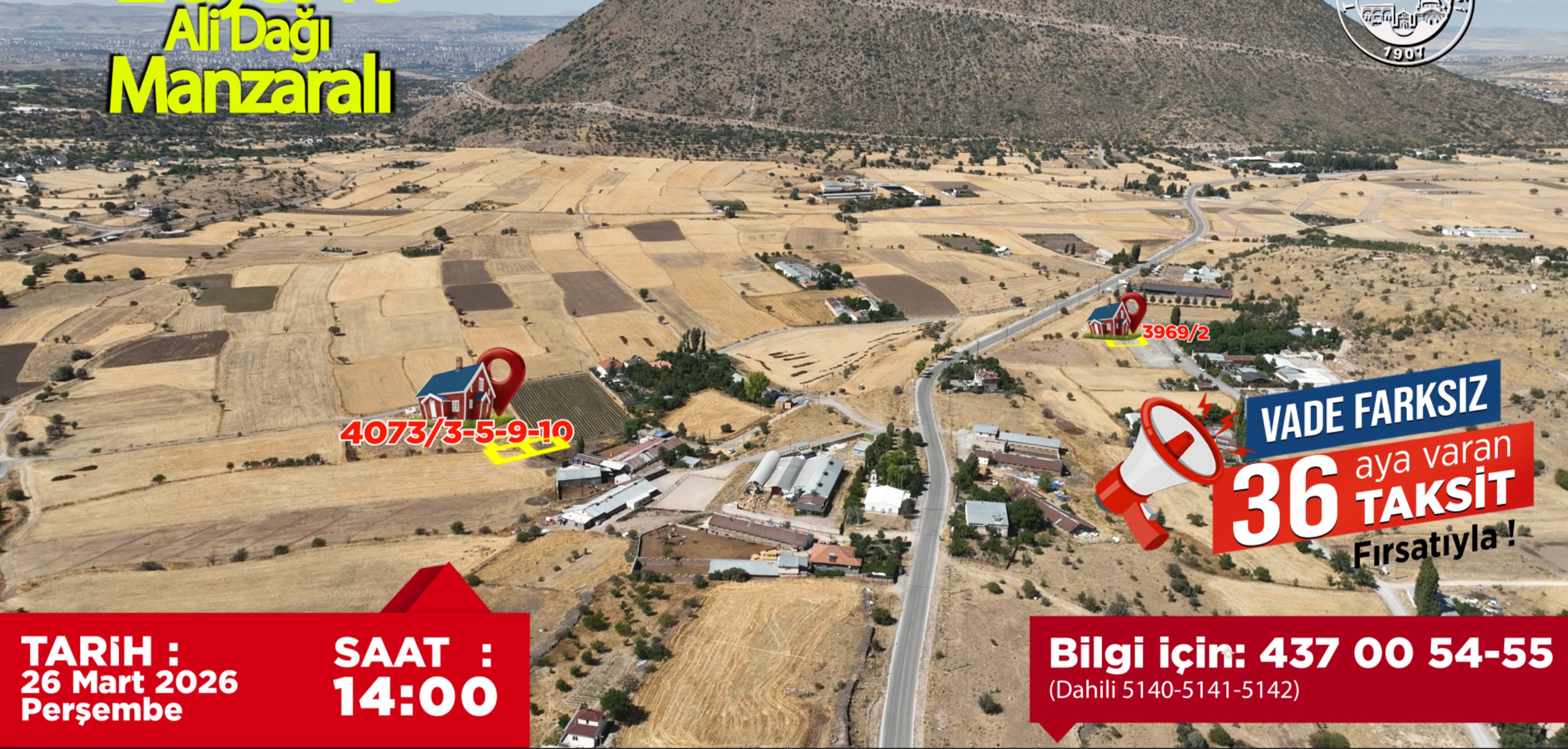 TALAS’IN GÖZDE LOKASYONLARINDA VİLLA PARSELİ FIRSATI