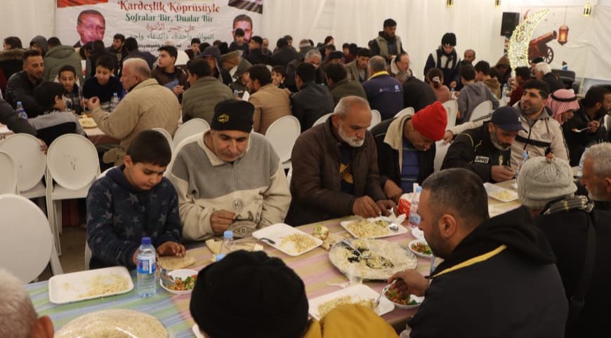 KAYSERİ BÜYÜKŞEHİR'DEN TARTUS’A KARDEŞLİK SOFRASI