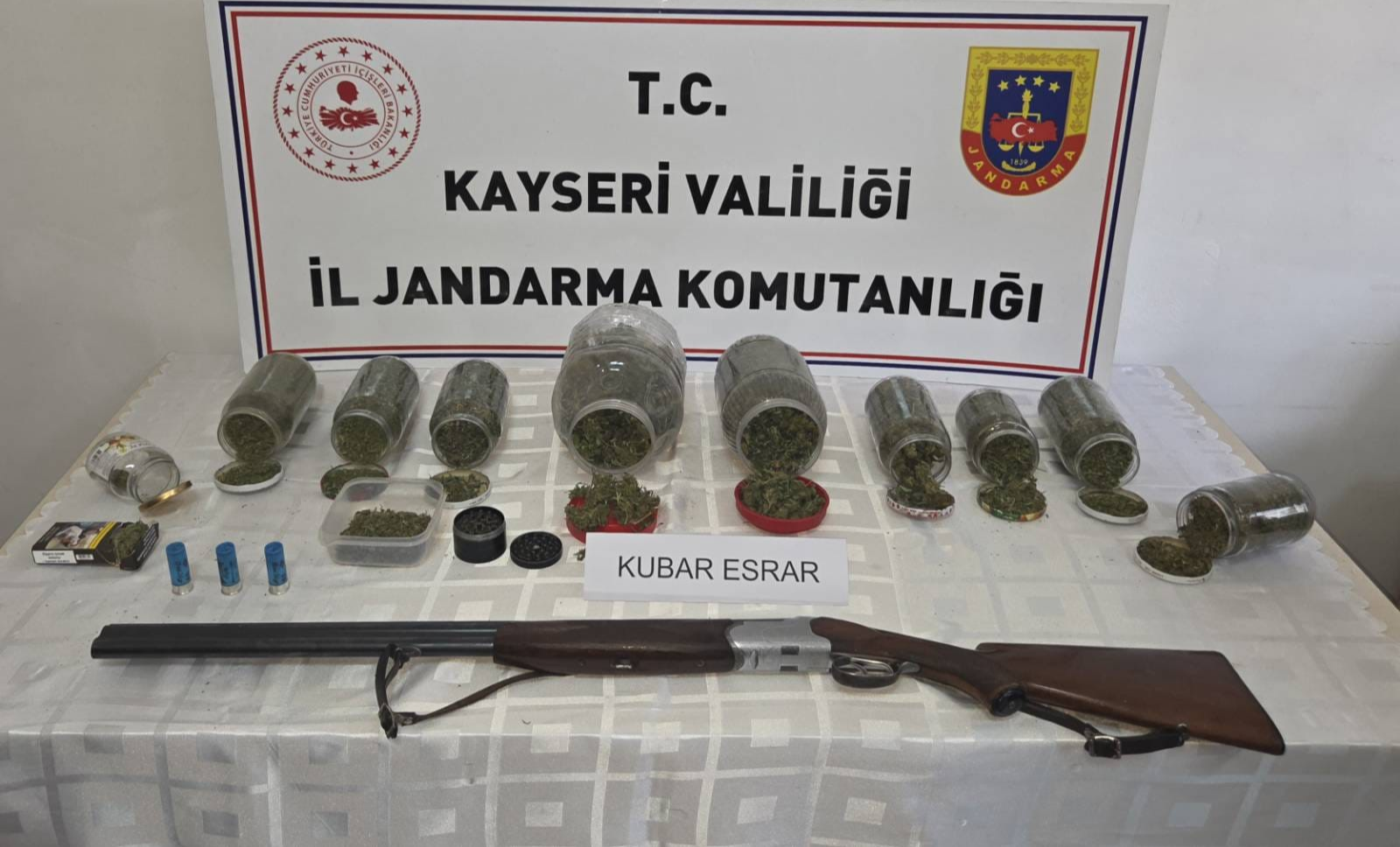 Kayseri'de uyuşturucu operasyonu: 1 gözaltı