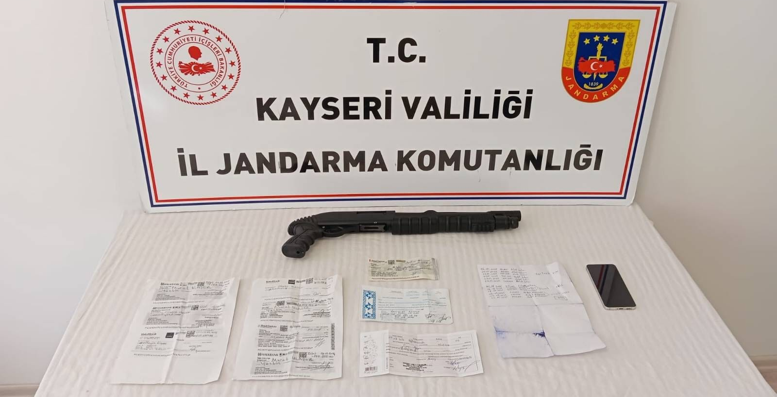 Yeşilhisar’da tefecilik yapan 1 kişiye gözaltı