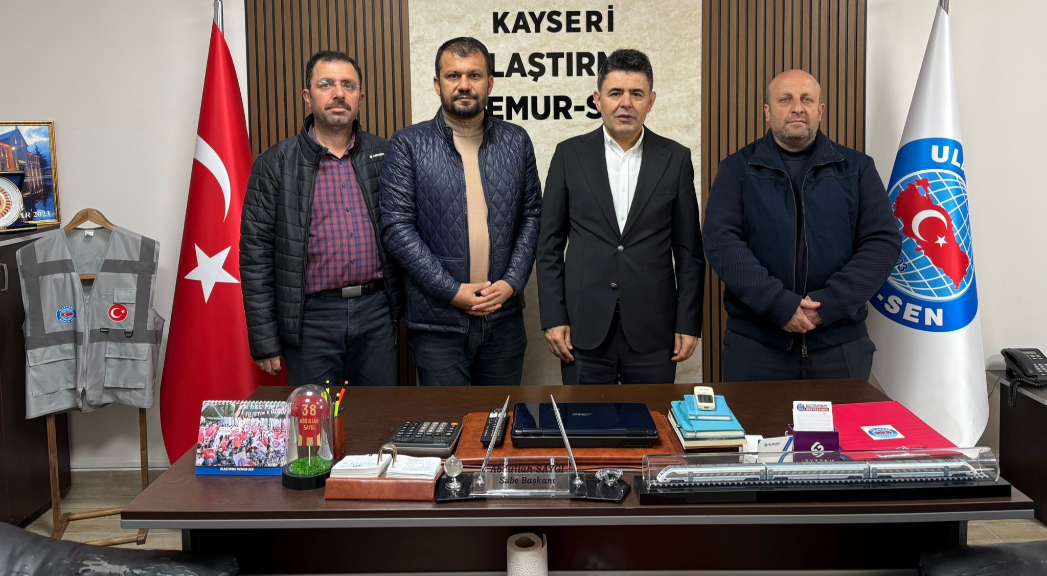 Ulaştırma Bakan Yardımcısı Poyraz’dan Ulaştırma Memur-Sen Kayseri Şubesi’ne ziyaret