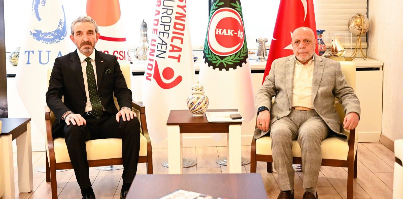 HAK-İŞ İl Başkanı Navruz’dan Genel Başkan Arslan’a Ziyaret