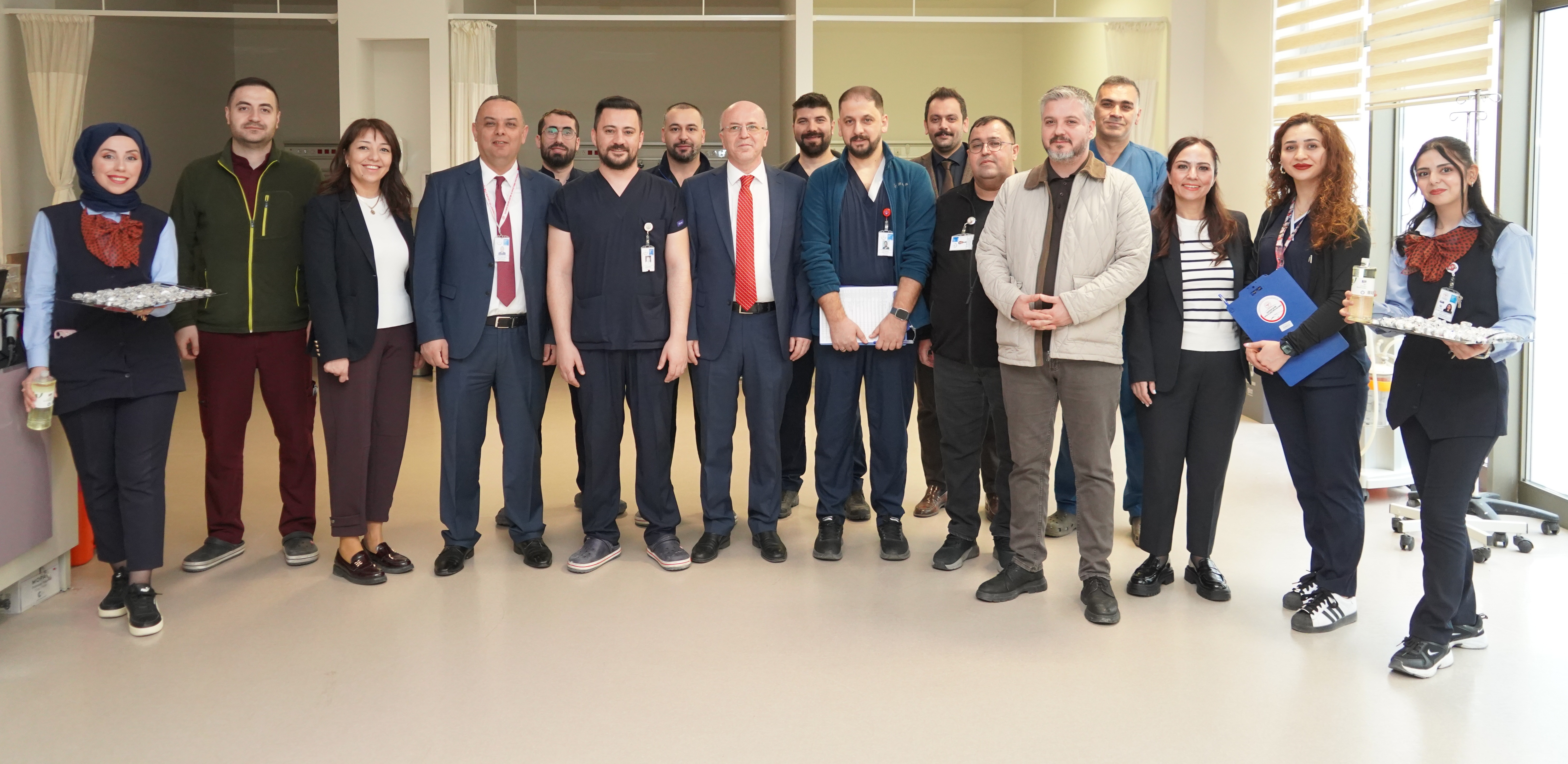 Kayseri Şehir Hastanesi’nde bayramlaşma