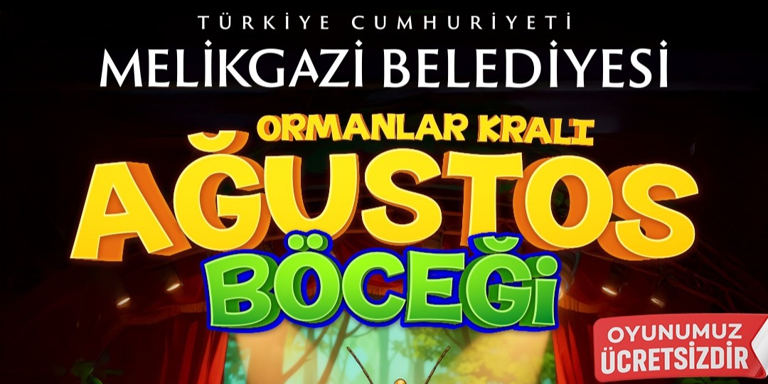 MELİKGAZİ’DE TİYATRO PERDELERİNİ MİNİK SANATSEVERLER İÇİN AÇIYOR