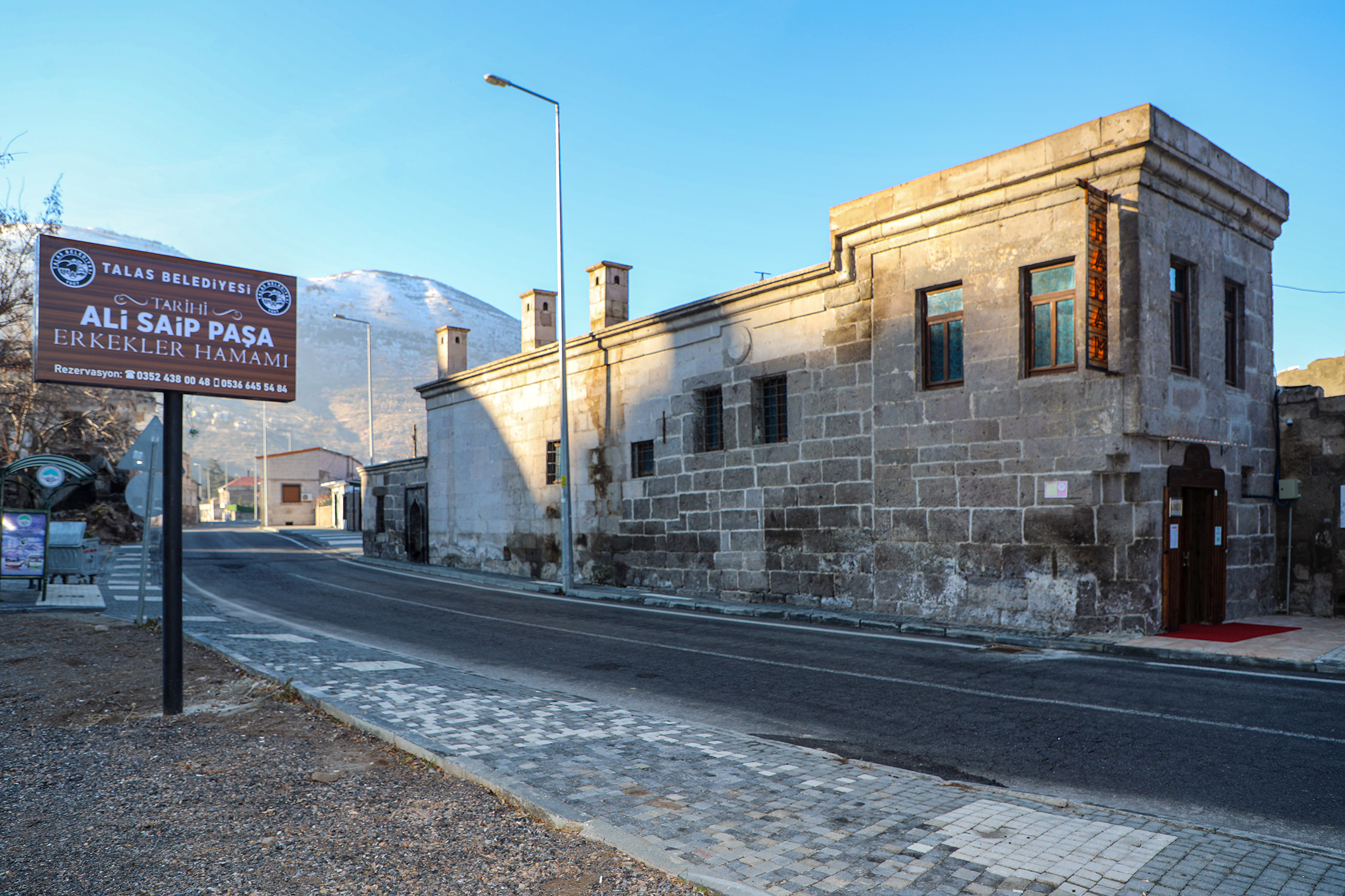 TALAS’IN TARİHİ HAMAMINA İLGİ BÜYÜK