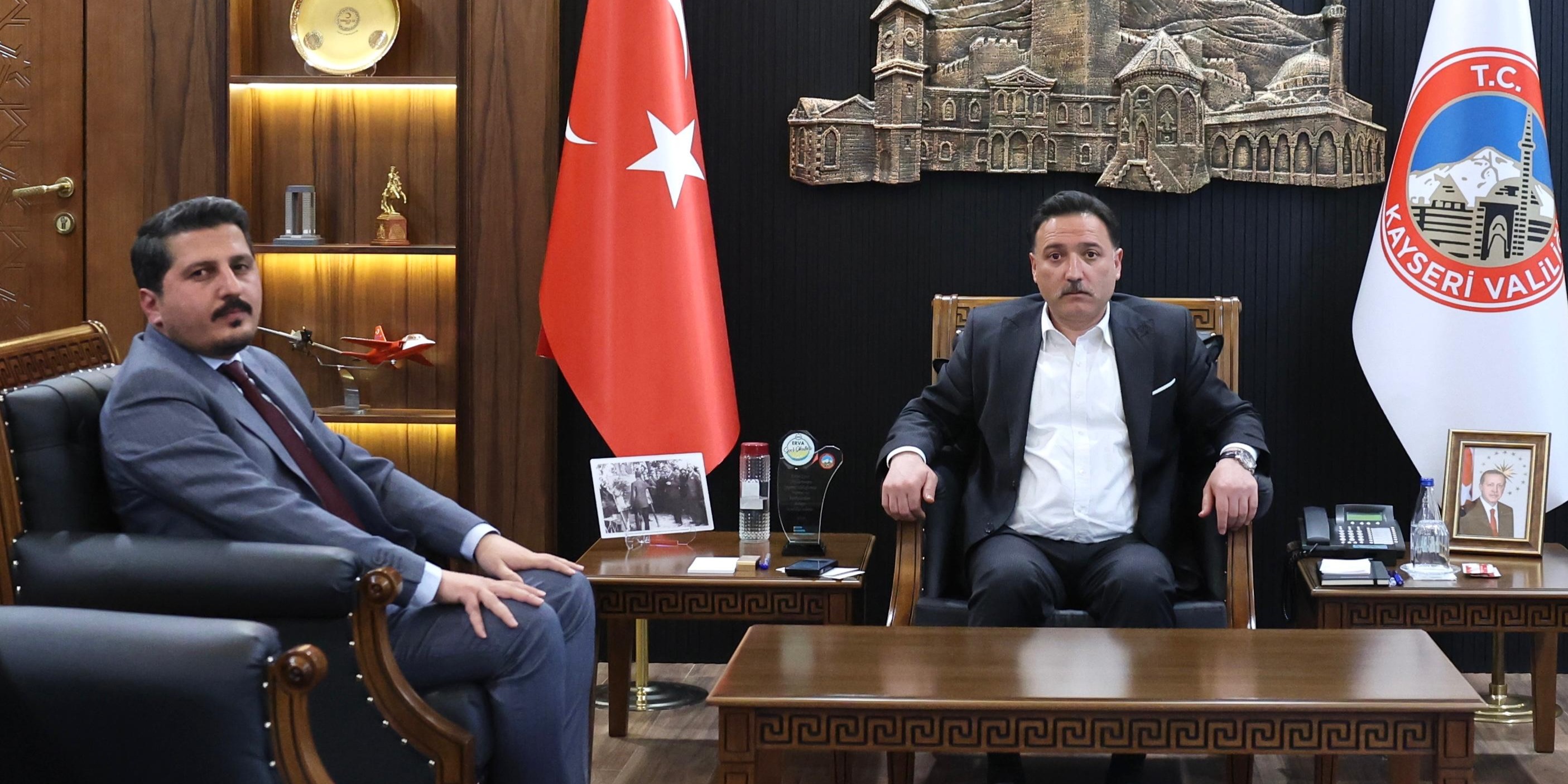 Mimarlar Odası Şube Başkanı Murtaza Er’den Vali Çiçek’e ziyaret