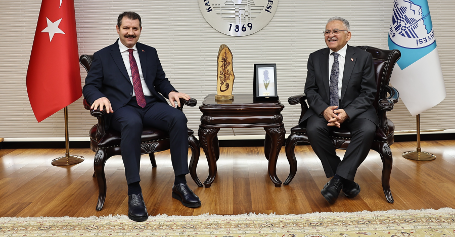 BAŞKAN BÜYÜKKILIÇ, MİLLİ SAVUNMA BAKAN YARDIMCISI AYHAN’I AĞIRLADI