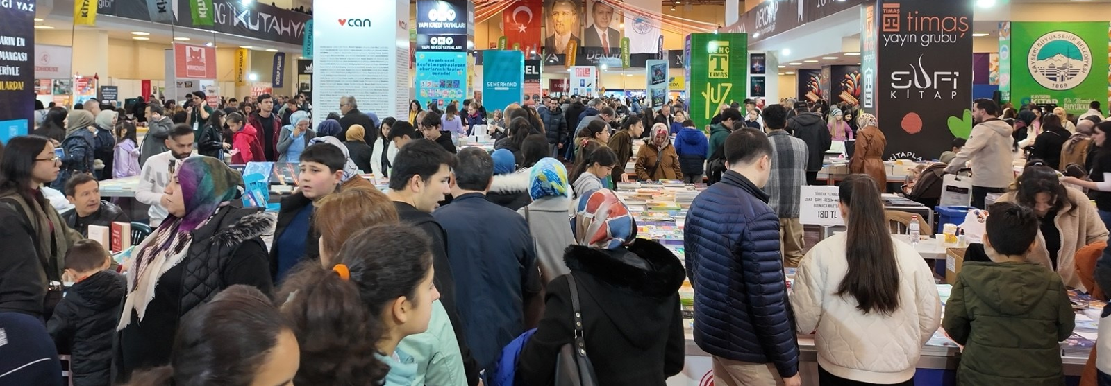 BÜYÜKŞEHİR’İN 8. KAYSERİ KİTAP FUARI’NI İLK 3 GÜNDE 269 BİN KİTAPSEVER ZİYARET ETTİ