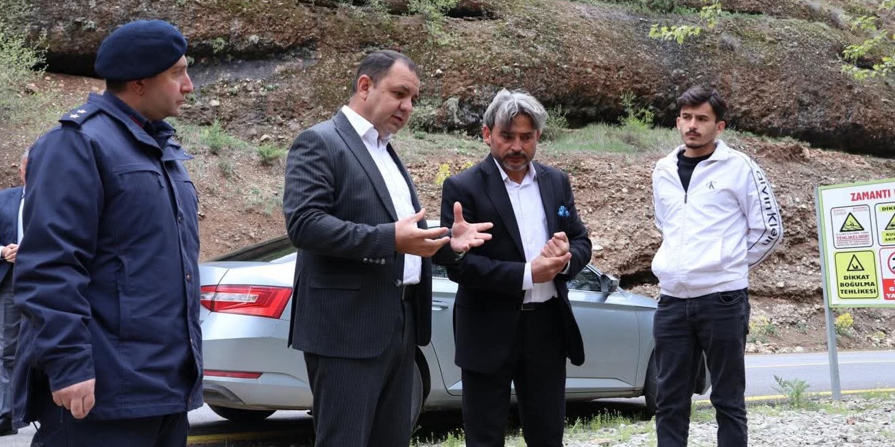 Yahyalı Kaymakamı Gültekin’den rafting turları öncesi inceleme