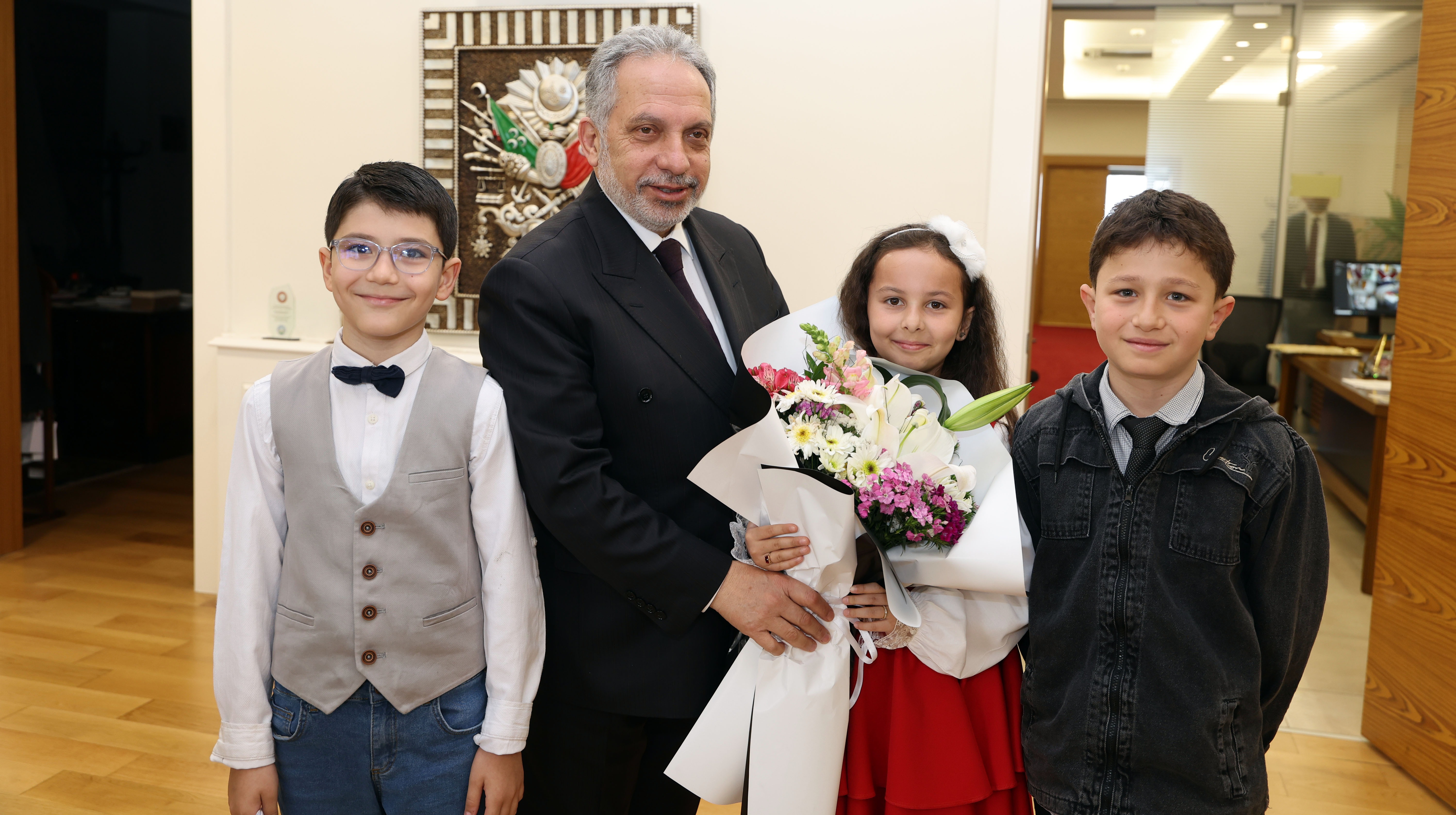 TALAS’TA KÜÇÜK BAŞKAN BÜYÜK MESAJLAR VERDİ